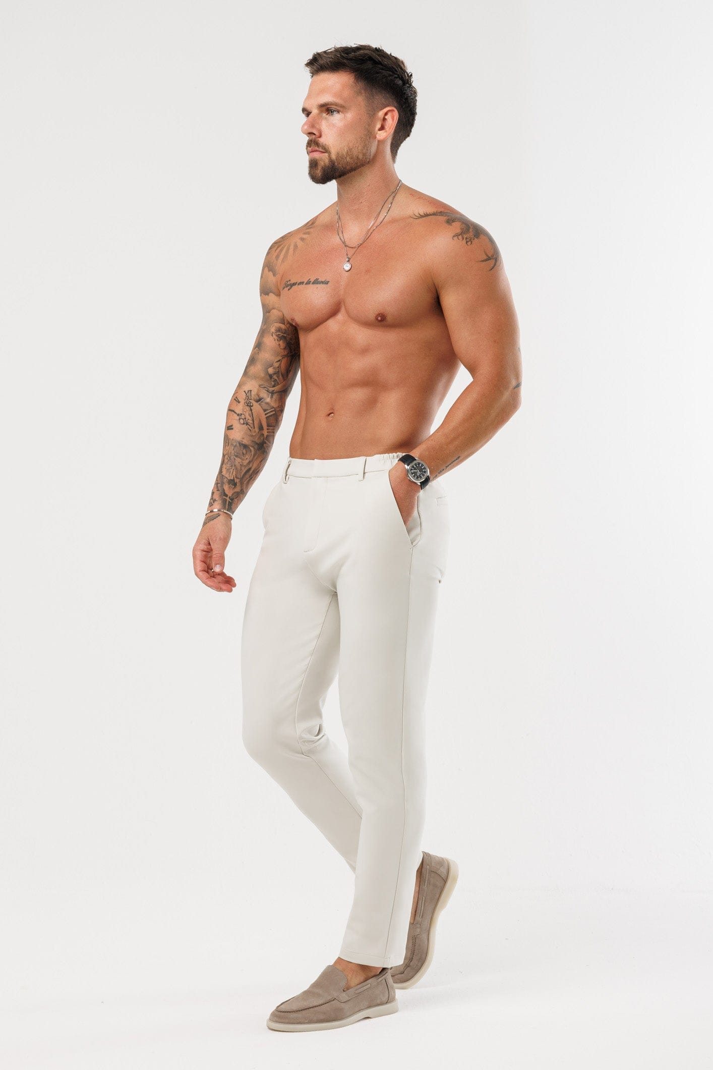HİBRİT PANTOLON - TAŞ RENGİ