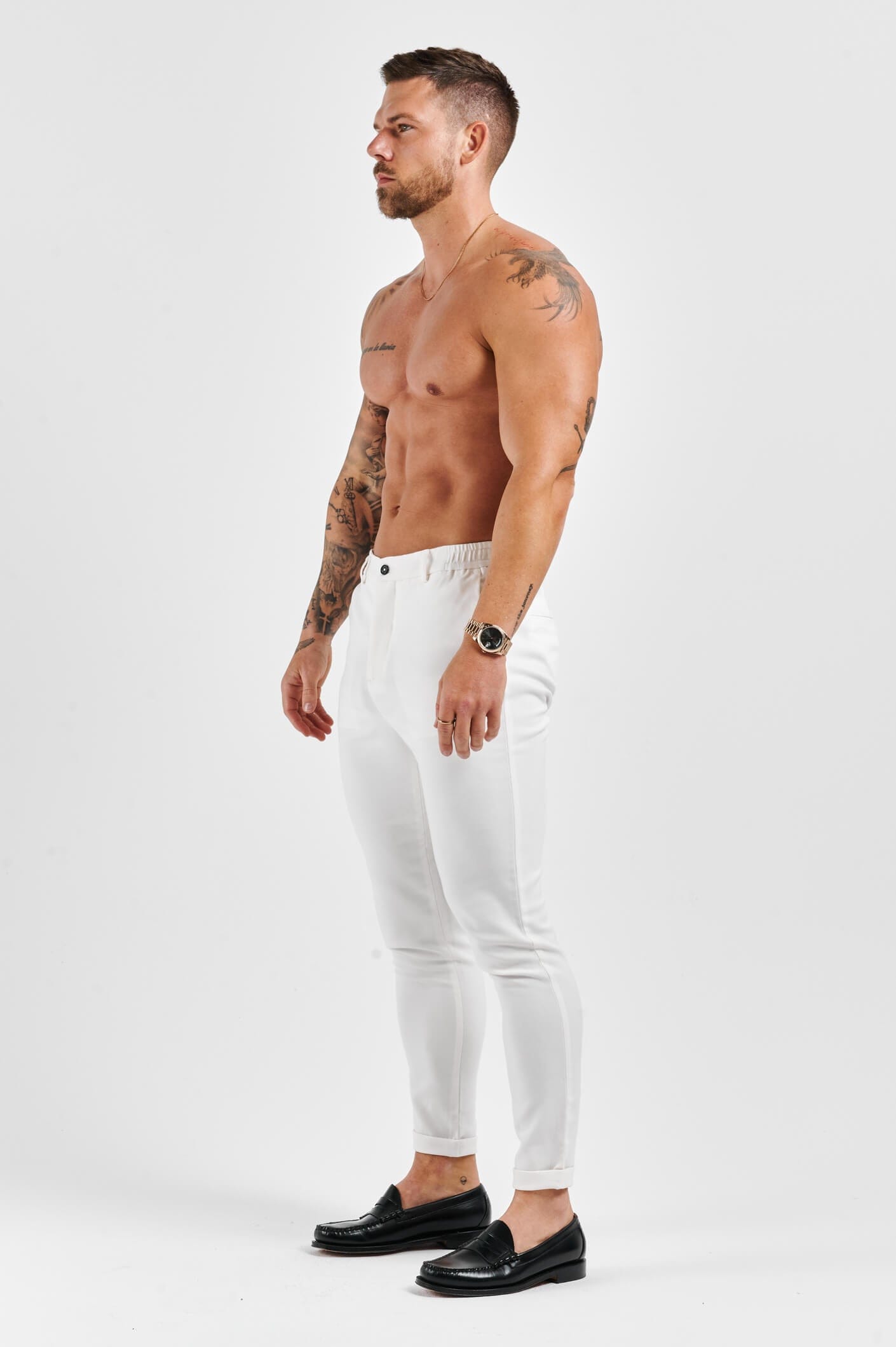 TATİL PANTALONU - BEYAZ